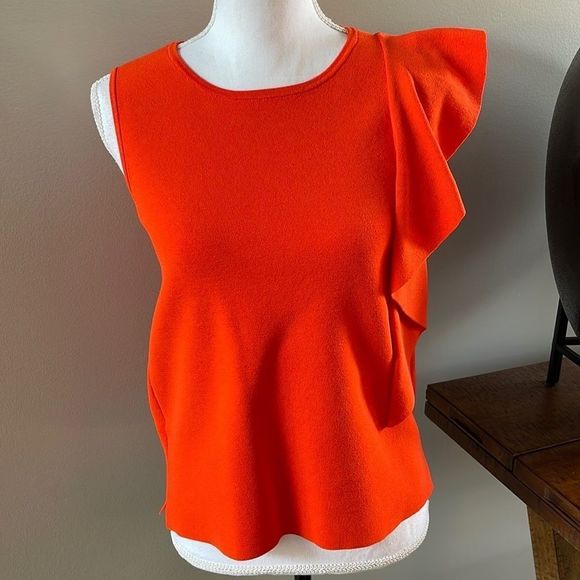 Ann Taylor Tops - Ann Taylor Ruffle Sleeve Top medium